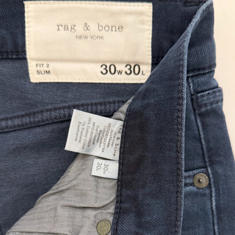 Rag & Bone Jeans Fit 2 Bayview - Picture 1 of 3